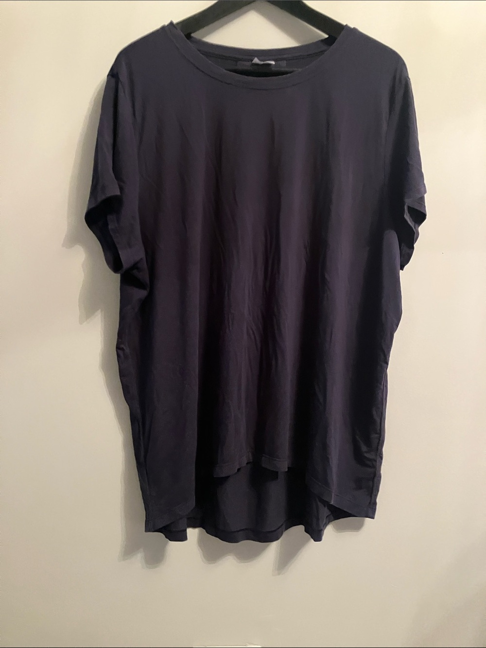 Athleta Women's Short-Sleeve Crewneck Tee in Deep Navy
